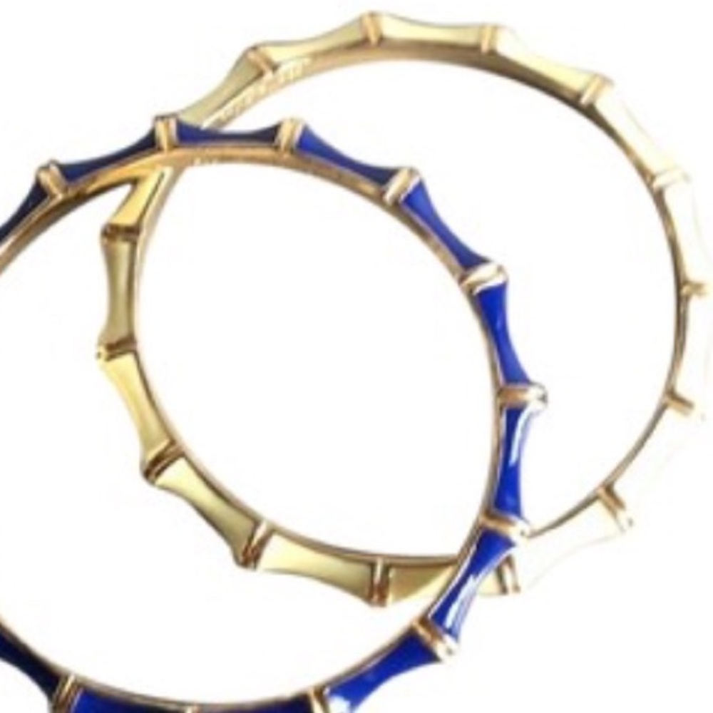 Stella & Dot | Dainty Gold Bangle🦢⚜️💫✨IVORY+Gold Julep Bangle Bracelet - Picture 7 of 7
